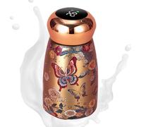 Mini tasse isotherme en céramique compacte, portable, intelligente, température constante, isolation durable, bouteille d'eau de petite capacité, technologie sous vide de 6,5 x 6,5 x 13 cm