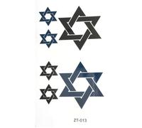 Mini tatouages éphémères Etoile de David