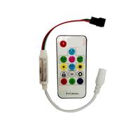 Mini télécommande infrarouge 3 boutons 14 boutons 21 boutons, adaptée au contrôleur de bande WS2811 WS2812B WS2813 APA102(14key,APA102 IC)