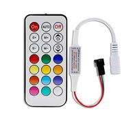 Mini télécommande RF 21 touches DC5-24 V pour WS2811 WS2812B LED Dream Color Strip Light