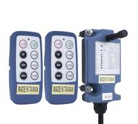 Mini Télécommande sans Fil pour Pont Roulant Grue pour Industriel 6 canaux Boutons 12V 24V Treuil électrique Treuil Remorque à Benne basculante Radio 2 Emetteurs et récepteur Saga-L8