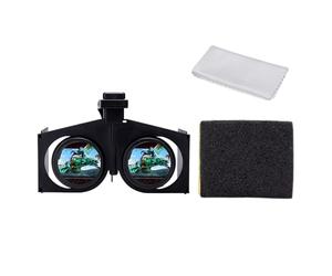 Mini téléphone Portable 3D | Lunettes panoramiques Box | Compatible 4,0-6,0 Pouces, lentilles en résine, ABS léger 78 g, Rembourrage Confortable, Clip Anti-