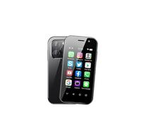Mini téléphone portable 4G, 3", Android 9, double SIM, reconnaissance faciale, GPS, OTC, Google Play - Noir - 16 Go