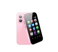 Mini téléphone portable 4G, 3", Android 9, double SIM, reconnaissance faciale, GPS, OTC, Google Play (rose, 16 Go)