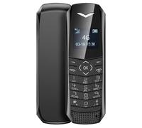 Mini Téléphone Portable 4G avec Écran 1.77" et Touche SOS Noir