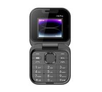 Mini téléphone portable à rabat avec radio FM, voix magique, liste noire, cadran rapide, vibration, 2 cartes SIM, petit écran pliable