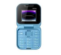 Mini téléphone portable à rabat avec radio FM, voix magique, liste noire, cadran rapide, vibration, 2 cartes SIM, petit écran pliable