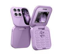 Mini téléphone portable à rabat pliable avec radio FM, voix magique, liste noire, numérotation rapide, vibration, 2 cartes SIM, petit écran, cadeau pour la fête des pères, la fête des mères