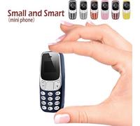 Mini téléphones portables Super Small Mobile Voice Changer Casque Bluetooth Dialer Dual SIM Faible rayonnement rouge