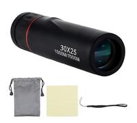 Mini Télescope Monoculaire,30 X 25 Télescope de Vision Nocturne HD,Longues-Vues Portables,Monoculaires Portables Légers pour Les Voyages en Plein Air,Randonnée,Camping,Observation Oiseaux - Noir