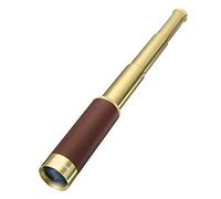Mini télescope monoculaire de pirate portable pour adultes - Télescope vintage pliable pour voyage, randonnée, chasse