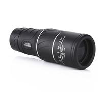 Mini télescope monoculaire haute puissance 16 x 52 noir double mise au point optique zoom réglable jumelles pour randonnée, camping, voyage, tourisme, armure