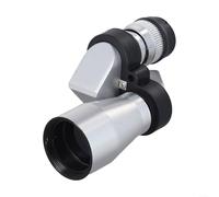 Mini télescope monoculaire vision nocturne zoom 8x portable étanche corps en métal lentille optique compacte pour extérieur, chasse, camping, randonnée, observation des oiseaux (A)