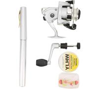 Mini Telescopic Fishing Rod,Foldable Fishing Rod Bag And Mini Kit Fishing Rod Pen,Portable Mini Pen Shape Lightweight Multifunctional Fishing Rod Bag With Line Reel