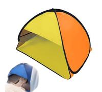 Mini tente d'abri solaire à tête pop-up pour ordinateur portable, anti-UV pour ordinateur portable, tente pliable avec support de téléphone et poches de rangement, pour la plage, le camping, les