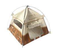 Mini tente en tissu, 17 x 17 cm, pop-up, tente de camping miniature, à l'échelle 1:12, accessoires de scène décoratifs pour et filles, prétendant jouer à la maison, en plein air, dans le jardin