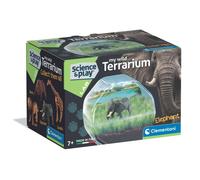 Clementoni - Jeu de science et d'expérience - Mini Terrarium - Éléphant Multicolore