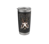 Mini tête de lapin Rex Forêt Faune Nature Lapin Gobelet isotherme en acier inoxydable double paroi