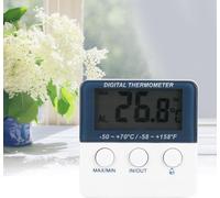 Mini thermomètre électronique d'intérieur et d'extérieur avec alarme numérique Jauge de température avec sonde