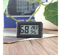 Mini thermomètre et hygromètre d'intérieur numérique 2 en 1 - Thermomètre d'intérieur et d'humidité - Calibre d'humidité avec Celsius - Moniteur de jauge d'humidité avec capteur de température - Pour