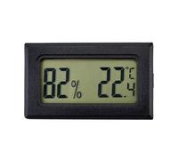 Mini thermomètre et hygromètre numérique LCD pour l'intérieur - Humidité mètre 2 en 1 - Thermomètre et humidité - Pour bureau, chambre de bébé, salon, frigo
