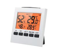 Mini thermomètre et hygromètre numérique pour usage intérieur et extérieur avec écran LCD et lectures précises