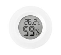 Mini thermomètre hygromètre - Cadran analogique à montage mural, lentille en plastique transparent sturdy, support auto-adhésif facile | Vérification de la cave à vin du réfrigérateur, tapis de