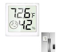 Mini thermomètre hygromètre - Compteur numérique d'humidité et de température avec grand écran LCD, compteur électronique d'intérieur pour chambre de bébé, réfrigérateur, serre, bureau, maison, Ko