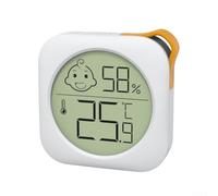 Mini thermomètre hygromètre numérique pour pièce intérieure, moniteur précis de température et d'humidité avec écran LCD, capteur compact ou mural pour maison, chambre à coucher, chambre d'enfant