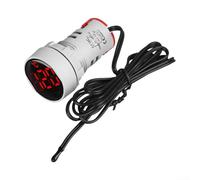 Mini thermomètre numérique rond de 22 mm pour une utilisation dans des espaces compacts offrant des mises à jour rapides et précises de la température (DC24-48 V)