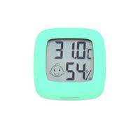 Mini thermomètre numérique Smiley, hygromètre, capteur de température et d'humidité intérieure, détecteur, jauge, Station météo for la maison(Green)