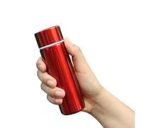Mini thermos de 150 ml - En acier inoxydable - Portable - Pour le voyage - Rouge