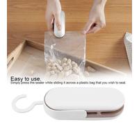 Mini thermoscelleuse, thermoscelleuse portative, scelleuse de sacs en plastique, conservation hermétique des aliments, scelle le plastique pour une plus grande fraîcheur