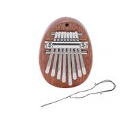 Mini Thumb Piano Solid Wood Wear Resistant Portable Wonderful Sounds Kalimba for Children
