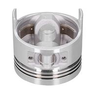 Mini Tiller Piston Moteur Piston Remplacement Alliage D'aluminium Refroidi par Air Micro Cultivateur Durable Haute Performance Piston pour Outils De Jardinage Argent (186FA)