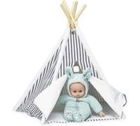 Vilac Tipi pour enfant Mini-Tipi rayé Toile et bois Mixte 3 ans et plus