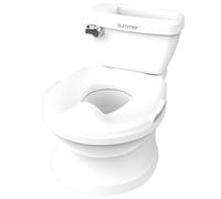 Ingenuity Toilette d'apprentissage My Size Potty Pro – chasse d'eau réaliste, réducteur, blanc