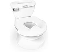 Ingenuity Toilette d'apprentissage My Size Potty Pro – chasse d'eau réaliste, réducteur, blanc