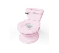 Ingenuity Toilette d'apprentissage My Size Potty Pro – réducteur inclus, chasse d'eau musicale, Rose