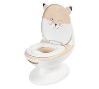Mini toilette panda, pot avec bruit de chasse d'eau, panda blanc et marron TU