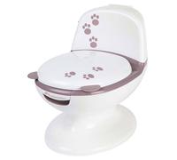 Mini toilette panda, pot avec bruit de chasse d'eau, panda blanc et rose TU
