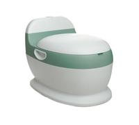 Mini Toilette - - Vert Sauge - Confortable Avec Bruit De Chasse D'Eau