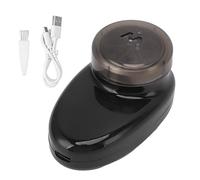 Mini tondeuse à barbe électrique lame rotative tondeuse à cheveux USB charge Portable Machine de découpage noir pour hommes femmes voyage maison