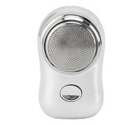 Mini Tondeuse à Barbe électrique Rechargeable avec Lame Premium pour une Apparence Soignée, Mini Tondeuse Efficace pour les Voyages (Plaqué argent)