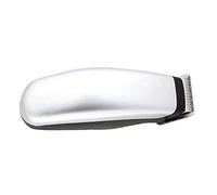Mini Tondeuse à Barbe Portable, Moteur Puissant, Longue Durée de Vie, Idéale pour les Hommes, Ne Pas Laver à L'eau, Brosse de Nettoyage (SILVER)