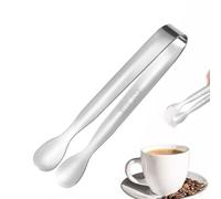 Mini Tong - 304 Stainless Steel, 4.33x0.67in Dessert Tong Compact Design | Heat-Resistant Easy-Grip Candy & Food Tongs, Mini Serving Tool For Kitchen, Parties, Baking, Candy, Ice, Snacks
