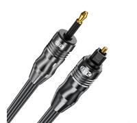 Mini Toslink Cable,Digital Audio Optical Cable,Toslink to Mini Toslink,3.5mm Spdif Fiber Optic Cable for Soundbar (8M,Optical Toslink to Mini Toslink,Black)