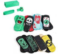 Mini Touche magnétique - Amusante, imprimée en 3D Pro, Planche de Surf pour Obstacles, tournez, retournez et Faites Rouler Votre Stress, Portable Anti-Stress pour Les Tours, Les Voyages et (8pcs)