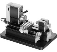 Mini tour à métaux 36W - 70x130mm Fraiseuse - Didactique - 20000tr/min Régulation de vitesse