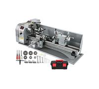 Mini tour à métaux 8,7 X 29,5 pouces / 220 750MM 750W LED vitesse variable l'infini for le forage de tournage contre-face Résistant à la Corrosion